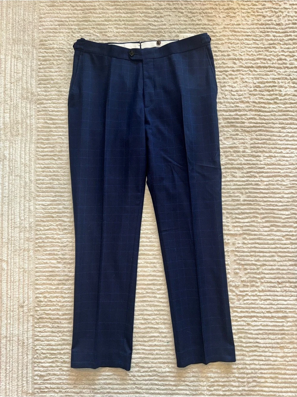Suitsupply Navy Windowpane Two-Piece Suit
